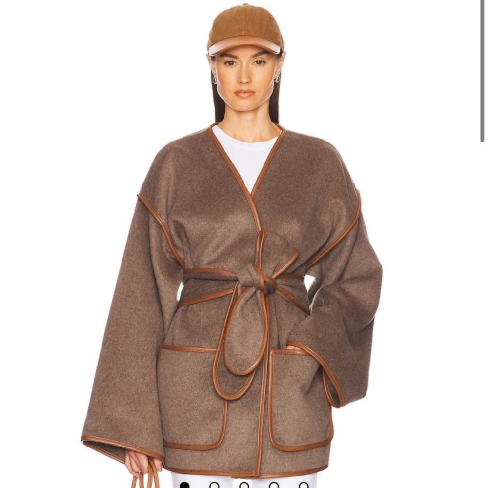 BWT Revolve Helsa Wool Blend Blanket Coat